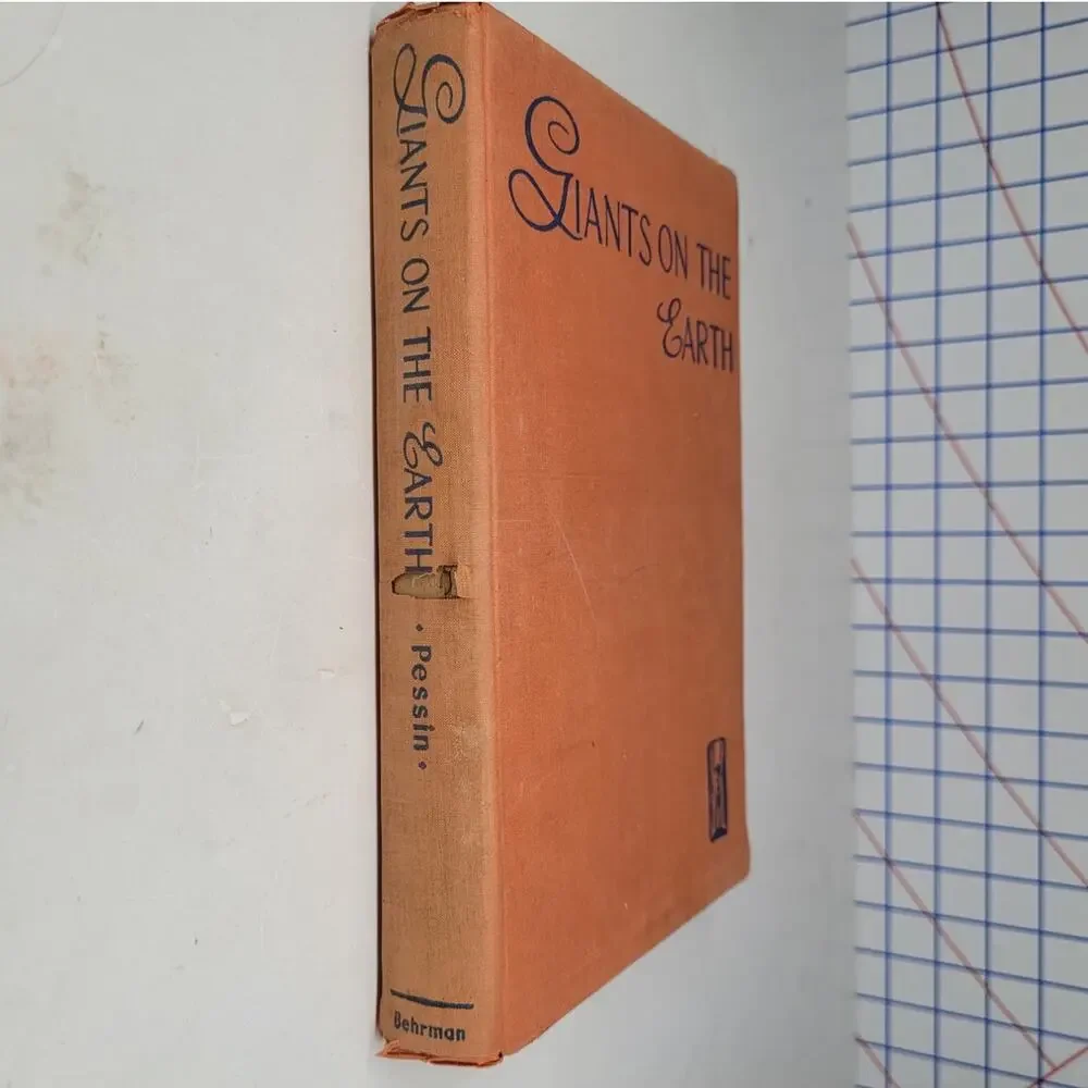 Giants on Earth 1940 Debra Pessin Rare Vintage Judaica Historical‎ Hardcover